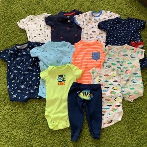 Carter’s Boys 12 Month Summer Clothing Lot